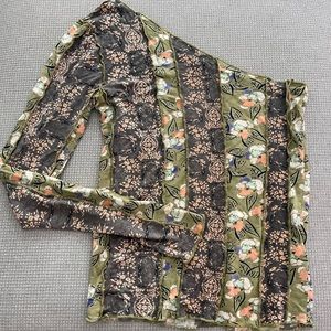 Free People one shoulder long sleeve